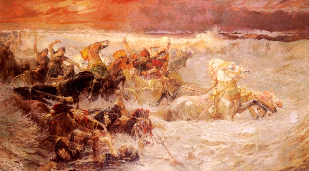 L'esercito del faraone travolto dal Mar Rosso
